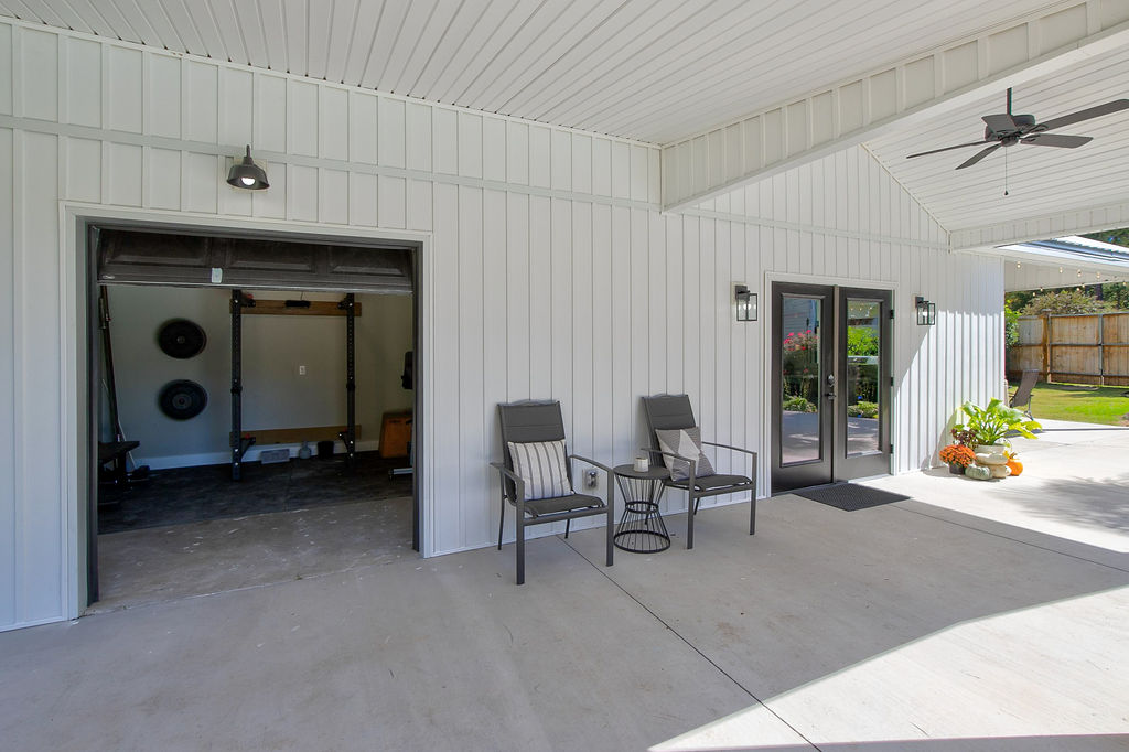 Custom pool house  - Rafter B