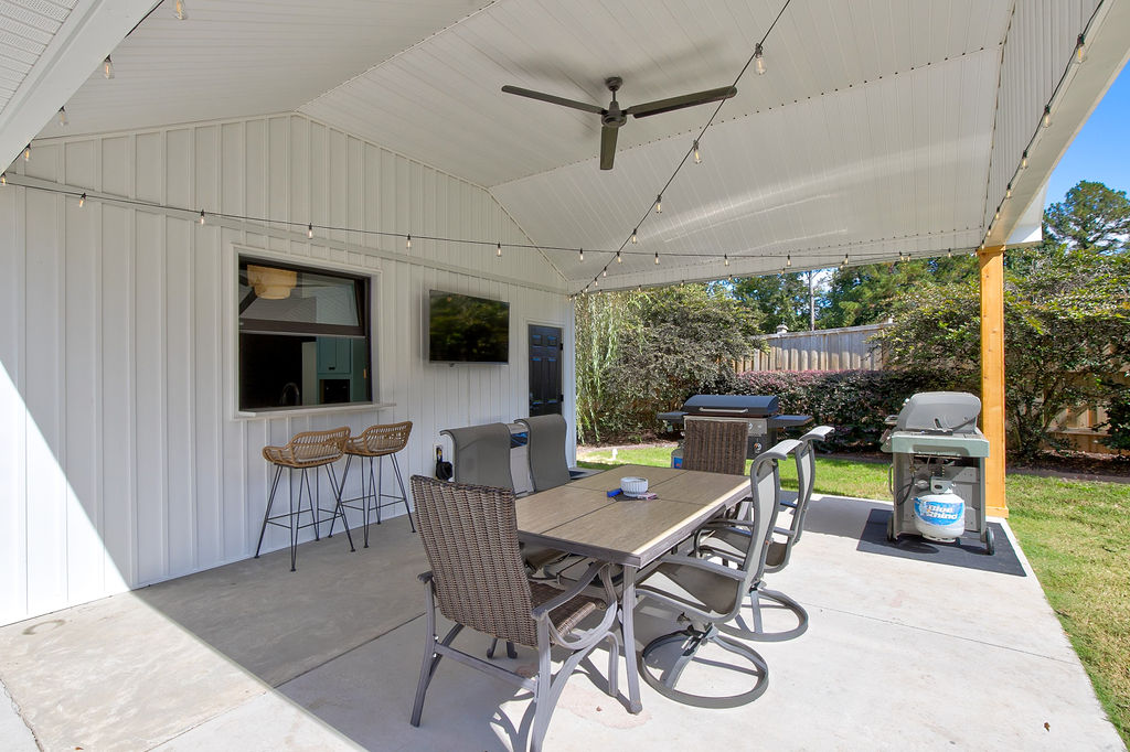 Custom pool house  - Rafter B