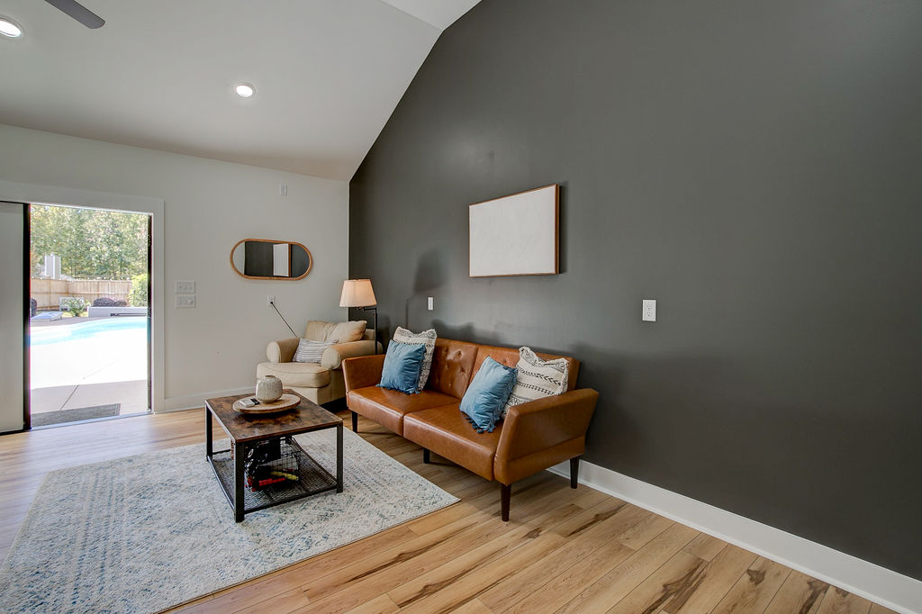 Custom pool house  - Rafter B