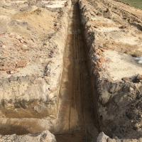 rafter b new footings under construction