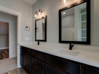 Bathroom with double vanity