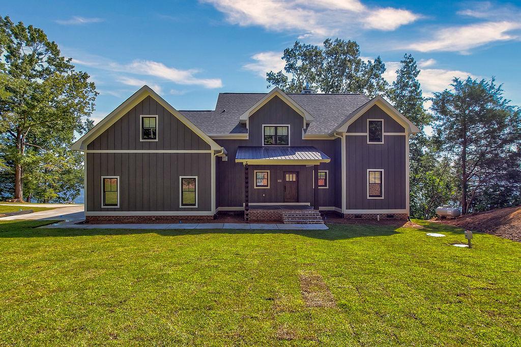 Exterior Front Rafter B Custom Lakeside Home