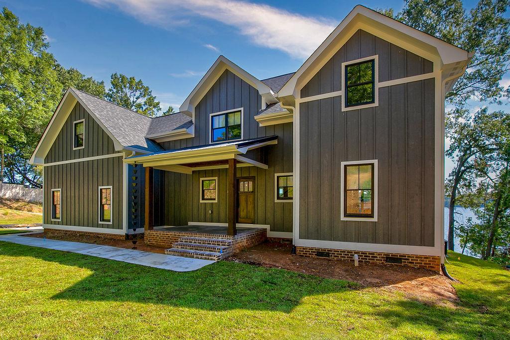 Exterior Front Rafter B Custom Lakeside Home