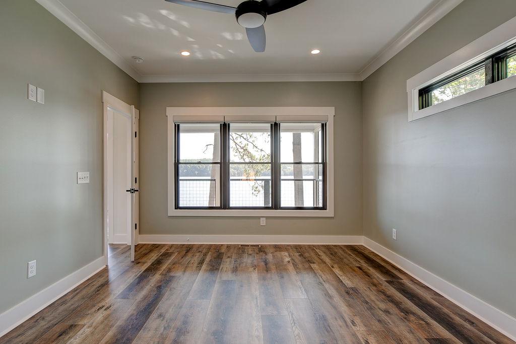 Interior room with wooden floors