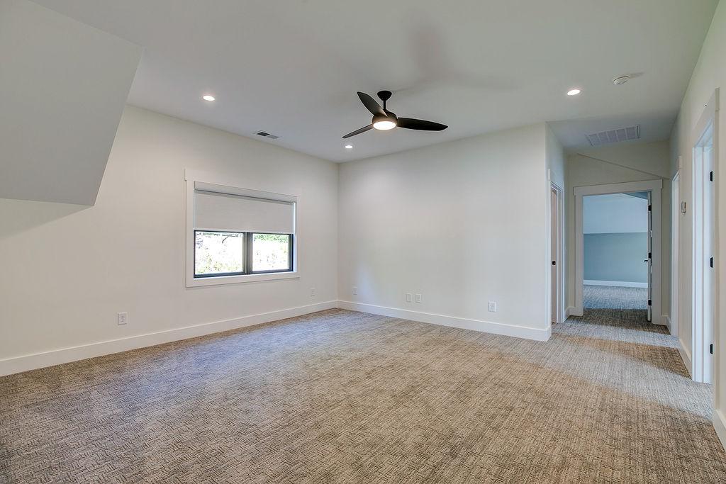 Carpeted interior room