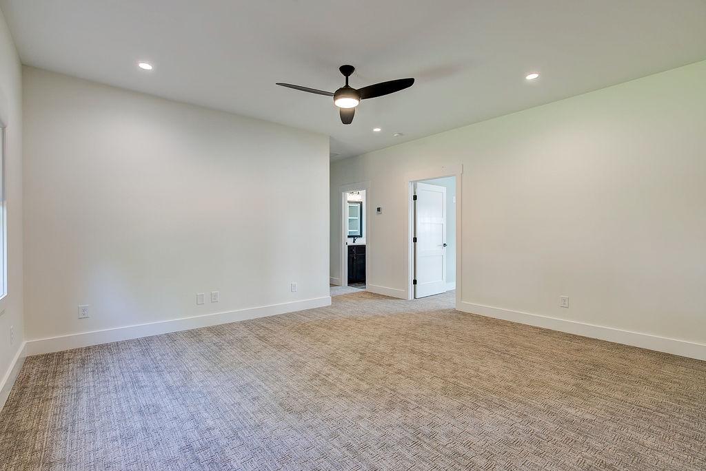 Carpeted interior room