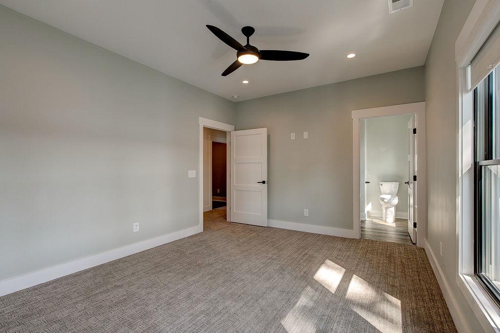 Carpeted interior room
