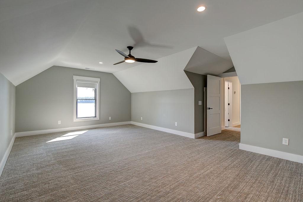 Interior room with carpet