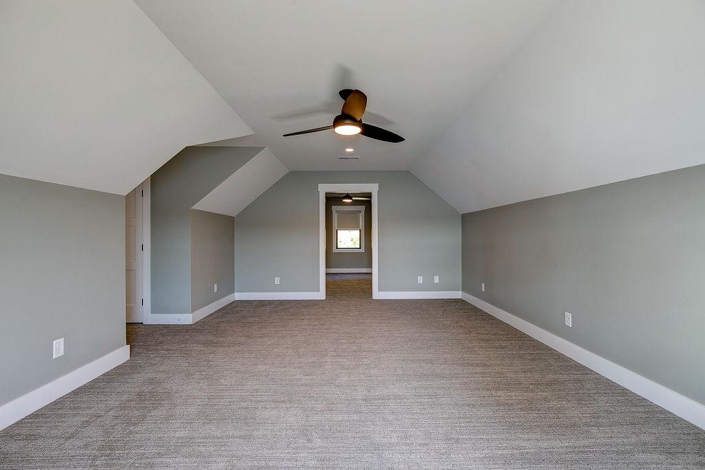 Interior room with carpet
