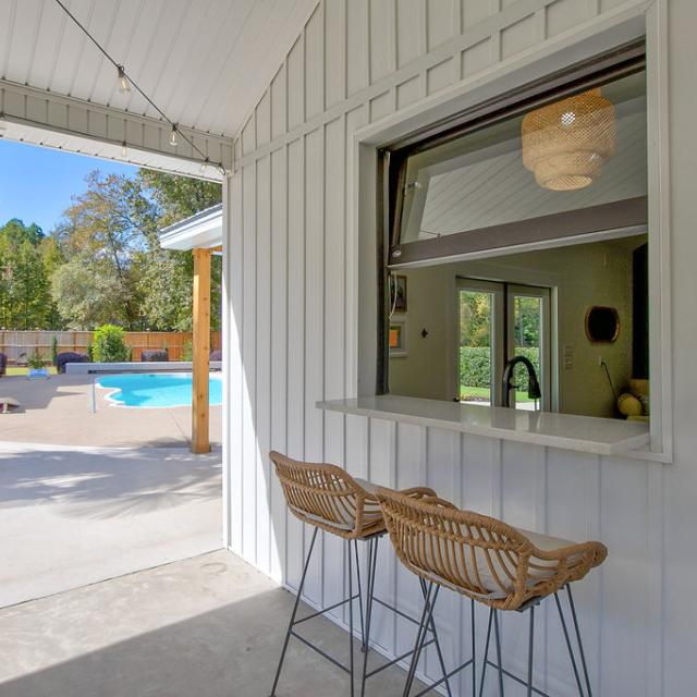 Custom pool house - Rafter B